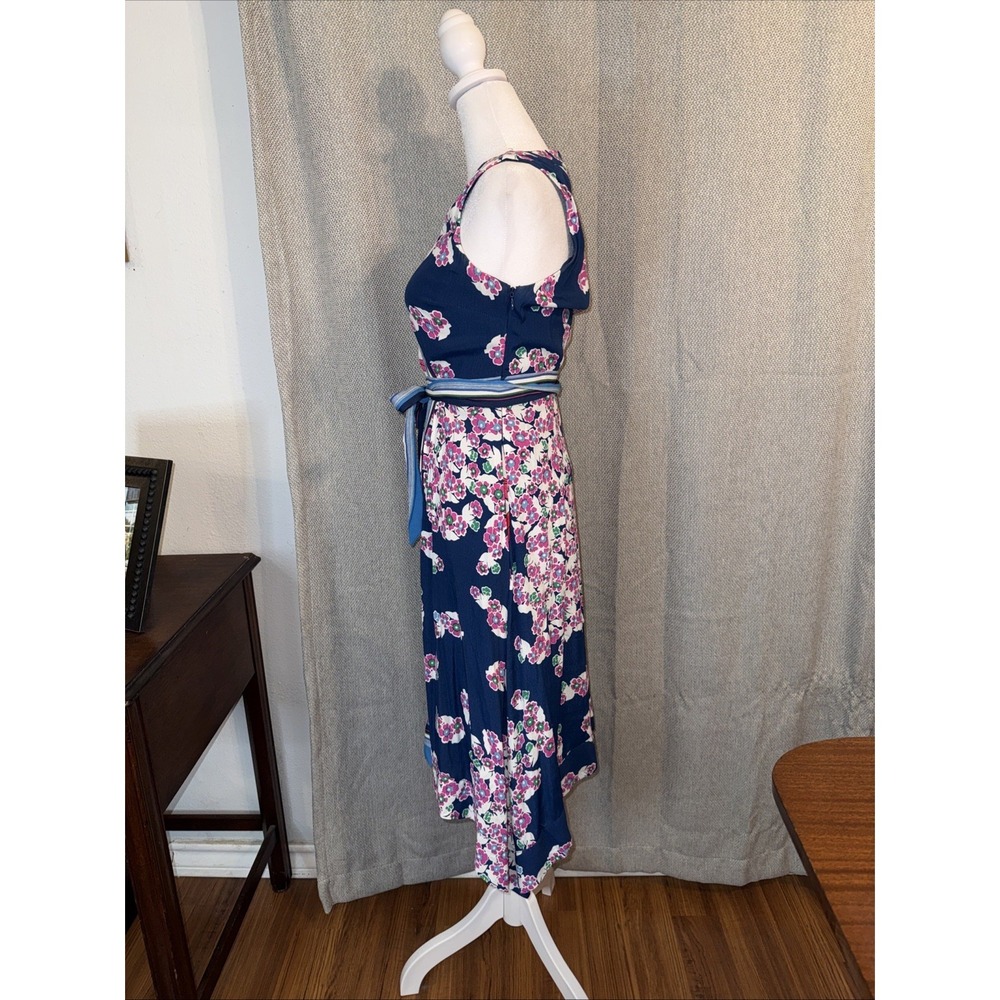 Maeve Anthropologie Botanica Patchwork Dress Women's Size 00 Petite Midi Wrap - Picture 5 of 11